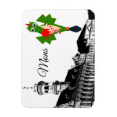 Draak van Bergen, personage van Doudou ducasse Magneet (Verticaal)