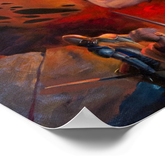 Draak van de Myst Poster (Hoek)