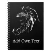 Draak van de nacht notitieboek (Voorkant)