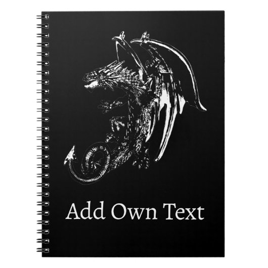 Draak van de nacht notitieboek (Voorkant)