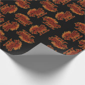 Draak van de ondoden cadeaupapier (Hoek)