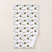 Draak van de stad Bergen, België Bad Handdoek (Handdoek)
