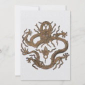 Draak van de uitnodiging van Beijing (Achterkant)