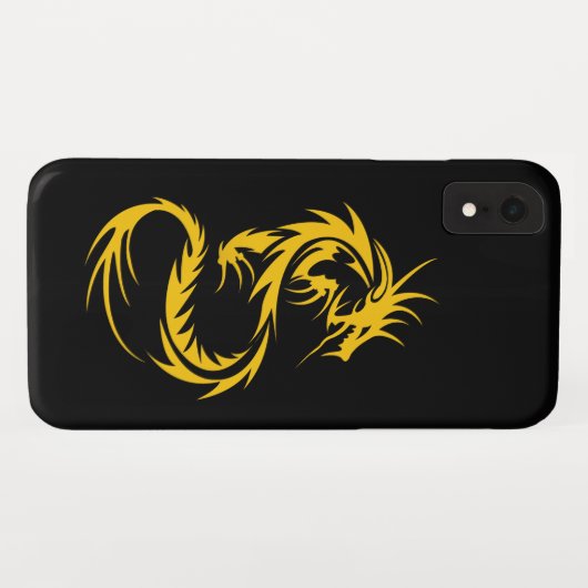 Draak van goud Case-Mate iPhone case (Achterkant (horizontaal))