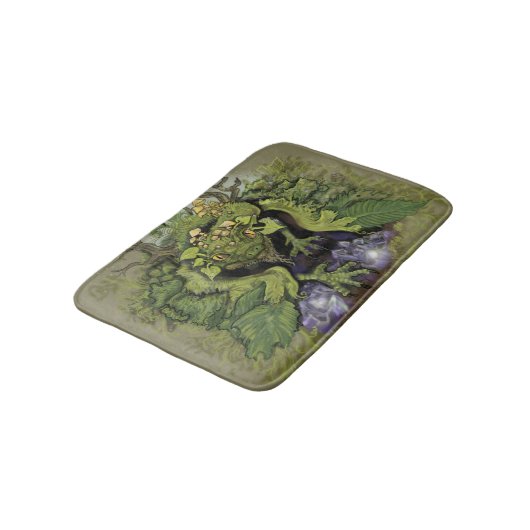 Draak van het Diep Bosmagisch Badmat (Gekanteld)