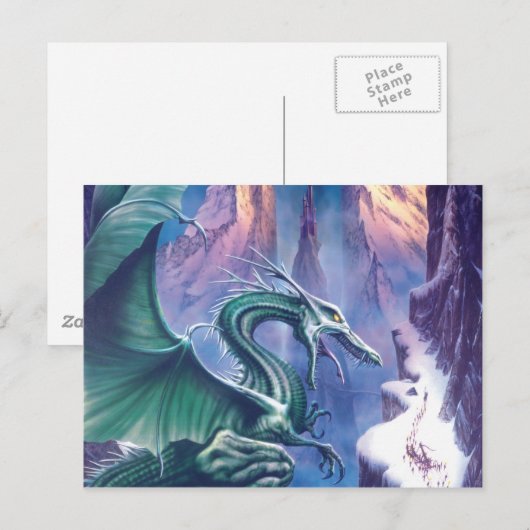 Draak van het Noord-Briefkaart Briefkaart (Voorkant / Achterkant)