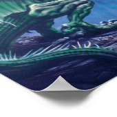 Draak van het Noord-Poster Poster (Hoek)