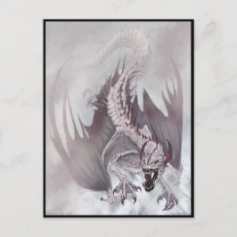 Draak van ijs en sneeuw briefkaart