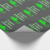 Draak van je dromen (wit) cadeaupapier (Hoek)