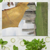 Draak van Stonehenge Theedoek (Gevouwen)