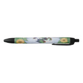 Draak van Summer Natuur Fantasy Art Zwarte Inkt Pen (Bodem)