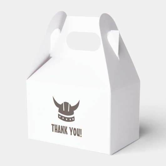 Draak & Viking Party Box Bedankdoosjes (Voorkant Zijde)