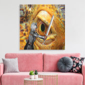 Draak volksverhaal canvas afdruk (Insitu (Woonkamer))