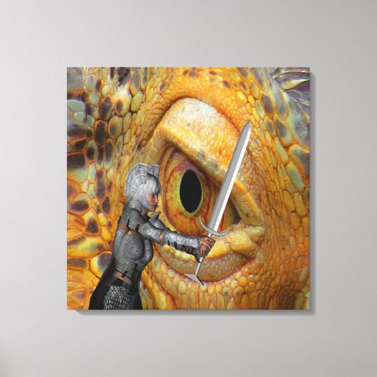 Draak volksverhaal canvas afdruk (Voorkant)