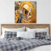 Draak volksverhaal canvas afdruk (Insitu (Slaapkamer))