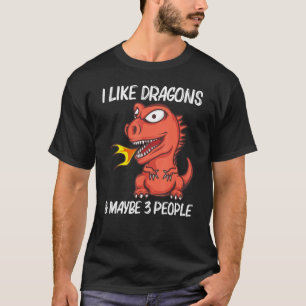 Draak voor vrouwen die het ademhalen van ademhalin t-shirt