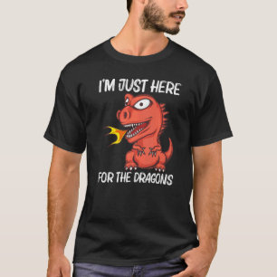 Draak voor vrouwen die het ademhalen van ademhalin t-shirt