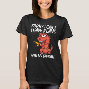 Draak voor vrouwen die het ademhalen van ademhalin t-shirt