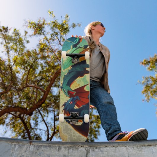 Draak vs Pegasus Persoonlijk Skateboard (Buiten 1)