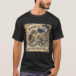 Draak vs Ridder Tattoo Fantasy T-shirt