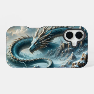 Draak wordt wakker in een ijzige wereld iPhone 16 hoesje