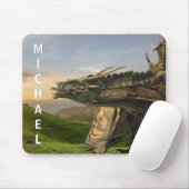 Draak Wyvern Persoonlijk  Muismat (Met muis)