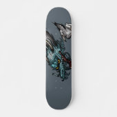 Draak zweeft persoonlijk skateboard (Voorkant)