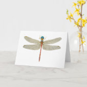 draakvlieg met blauw gezicht kaart (Gele Bloem)