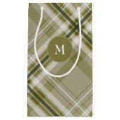 Drab mannen voor olijfgaarden en beige inktvis klein cadeauzakje (Voorkant)