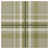 drab olive beige plaid stof (Close Up)