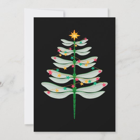 Drably Christmas Tree canvas print Feestdagenkaart (Voorkant)