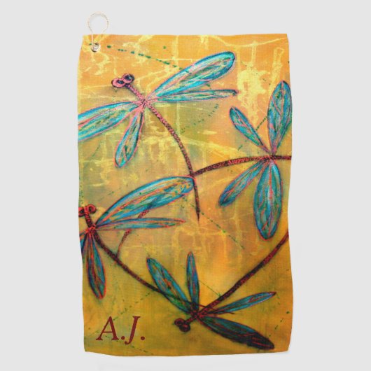 Drably Haze Golfhanddoek (Voorkant)