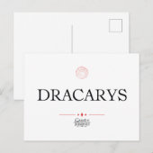 Dracarys Briefkaart (Voorkant / Achterkant)