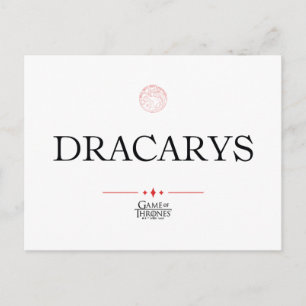 Dracarys Briefkaart