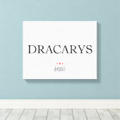 Dracarys Canvas Afdruk (Insitu (Houten vloer))