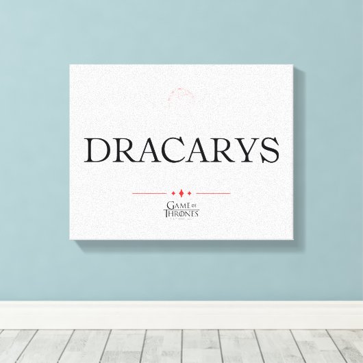 Dracarys Canvas Afdruk (Insitu (Houten vloer))
