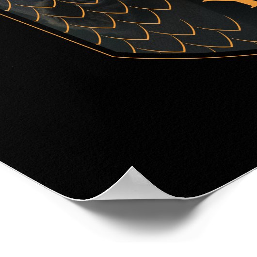 "Dracarys" Daenerys Targaryen Grafisch Poster (Hoek)