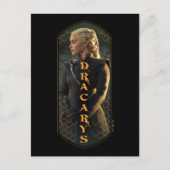 "Dracarys" Daenerys Targaryen Graphic Briefkaart (Voorkant)