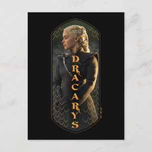 "Dracarys" Daenerys Targaryen Graphic Briefkaart