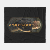 "Dracarys" Daenerys Targaryen Graphic Fleece Deken (Voorkant (Horizontaal))