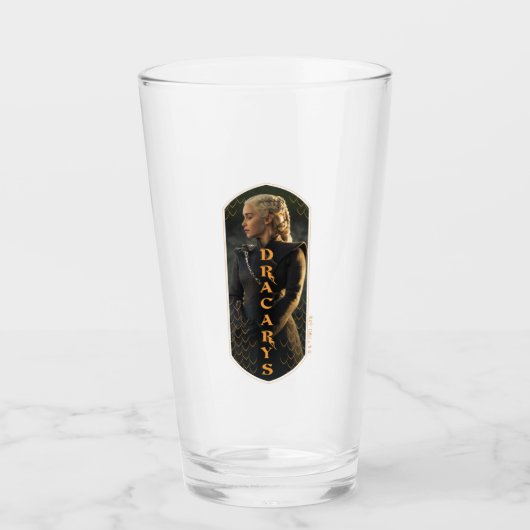 "Dracarys" Daenerys Targaryen Graphic Glas (Voorkant)