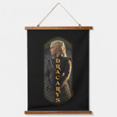 "Dracarys" Daenerys Targaryen Graphic Hangend Wandkleed (Voorkant)