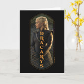 "Dracarys" Daenerys Targaryen Graphic Kaart (Gele Bloem)