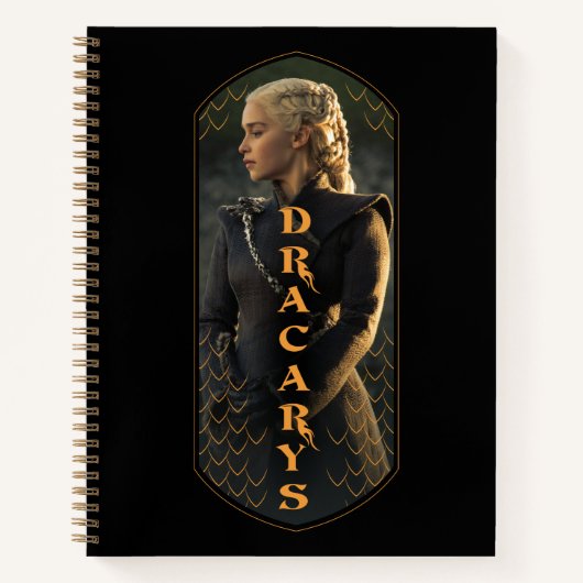 "Dracarys" Daenerys Targaryen Graphic Notitieboek (Voorkant)