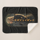 "Dracarys" Daenerys Targaryen Graphic Sherpa Deken (Voorkant (horizontaal))