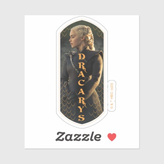 "Dracarys" Daenerys Targaryen Graphic Sticker (Vel)