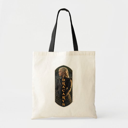 "Dracarys" Daenerys Targaryen Graphic Tote Bag (Voorkant)