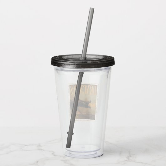 Dracarys Drogon Breathing Fire Graphic Acryl Drinkbeker (Achterkant)