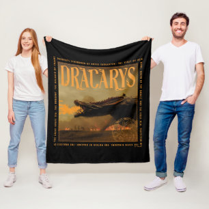 Dracarys Drogon Breathing Fire Graphic Fleece Deken