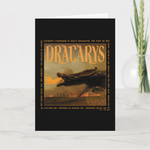 Dracarys Drogon Breathing Fire Graphic Kaart